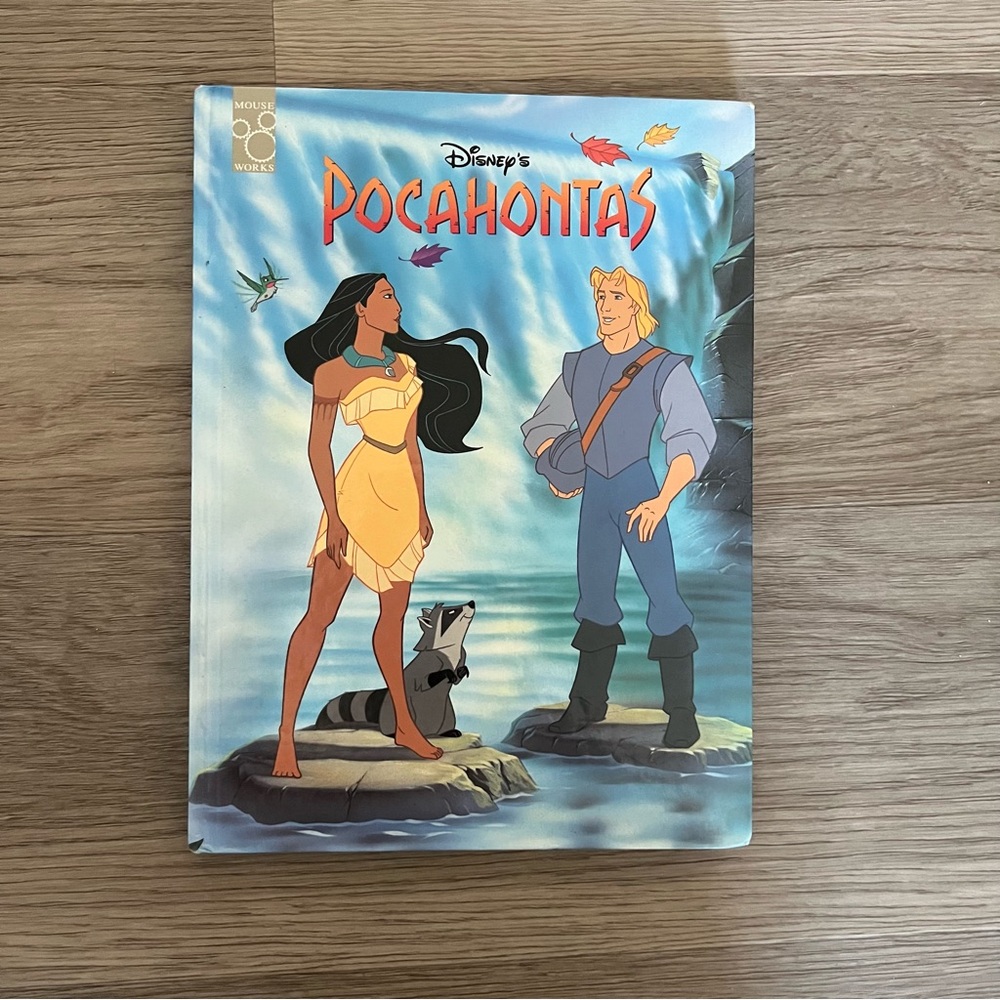 1995 Large Hardcover copy of Walt Disney’s Pocahontas (8.5”x11.5”)